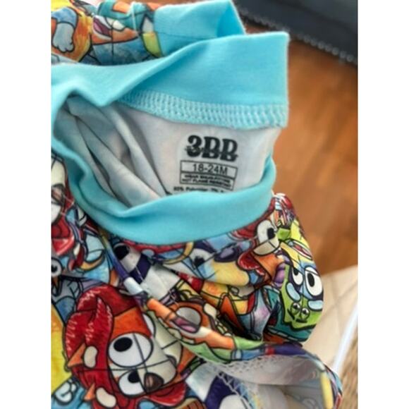 Bluey Two Piece Pajama Set 18-24 Month - Picture 6 of 6